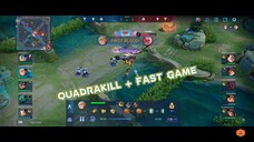 QUADRAKILL + FAST GAME!! HONOR OF KINGS GAME PLAY,ROAM MAYENE