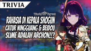 [TRIVIA] Rahasia pada Kepala Shogun! Slime adalah Archon !? | Genshin Impact Indonesia