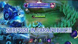 SURPRISE IN PARA PUBLIC!!!