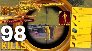 😍 NEW BEST SNIPER GAMEPLAY TODAY with YELLOW MUMMY SET 🔥Pubg mobile