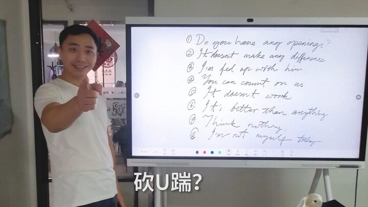 Kris bisa ucapkan 8 kalimat bahasa Inggris dalam 6 detik, kamu coba?