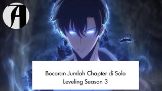 (Berita Anime) Bocoran Jumlah Chapter di Solo Leveling Season 3.