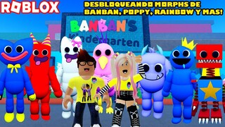 Desbloqueando Las Morphs De Garten Of  Banban, Poppy Playtime Y Rainbow Friends! LE YEAAA! 😀😉