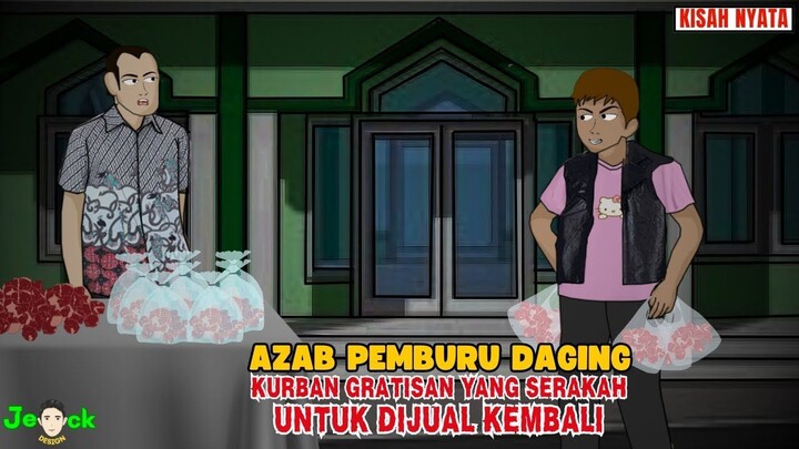 AZAB PEMBURU DAGING KURBAN GRATISAN YANG RAKUS UNTUK DIJUAL KEMBALI   SINETR