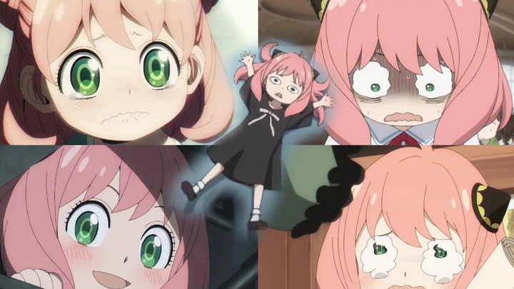 ช่วงเวลาแสดงออกทางสีหน้าของ Anya Forger ตอนที่ 1 Spy X Family