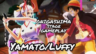 5* Yamato, 6* Luffy Gameplay Raiding Onigashima | One Piece Bounty Rush (OPBR)