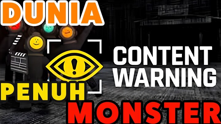 MEREKAM DUNIA PENUH MONSTER!!! | REVIEW GAME: CONTENT WARNING