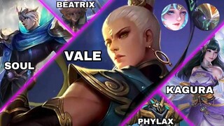 NEW TANK / MARKSMAN - VALE & KAGURA STARLIGHT - NEW BEATRIX SKIN | Mobile Legends #WhatsNEXT Ep.126