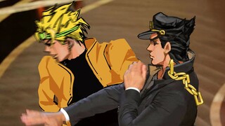 Insiden pemukulan Jotaro! Yah, itu tidak dianggap manusia, kan?