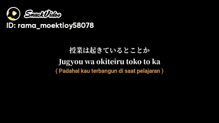 lirik lagu suki dakara😀