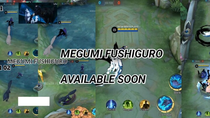 Megumi Fushiguro Script 2 devine dogs and shadow technic #Mlbb