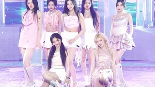 بث مباشر لعرض أغنية بانورامي بدقة 4K لفرقة بيبي مونستر المكونة من سبعة أعضاء على المسرح بتاريخ 14 يو