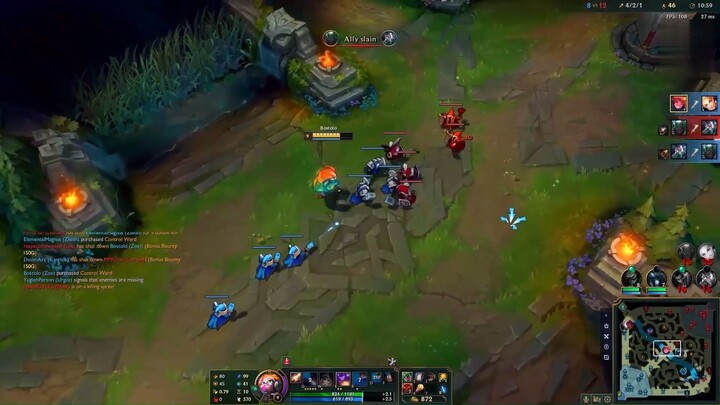 Lux và morgana hai chị em thay phiên nhau trói trong URF cực hài #game