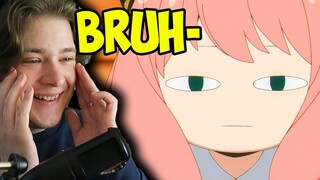 NON Anime Fan Reacts Spy x Family Out Of Context (BEST MOMENTS)