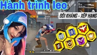 [Free Fire] Hành Trình Leo ĐỐI KHÁNG-XẾp HẠNG Từ Rank Thấp Nhất Gamee.../Ngân Kaito