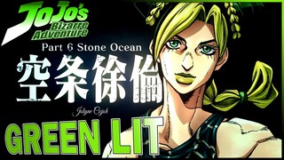 JOJO's BIZZARE ADVENTURE PART 6 STONE OCEAN ANIME is GREEN LIT! #Part6