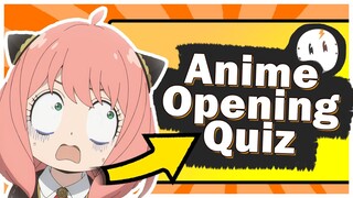 Anime Mixed Opening Quiz | 30opening