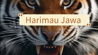 Harimau Jawa yang sudah punah,