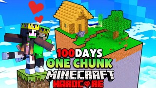 Tóm tắt 100 ngày cùng người yêu sinh tồn Minecraft nhưng chỉ có 1 ChunK Siêu Khó