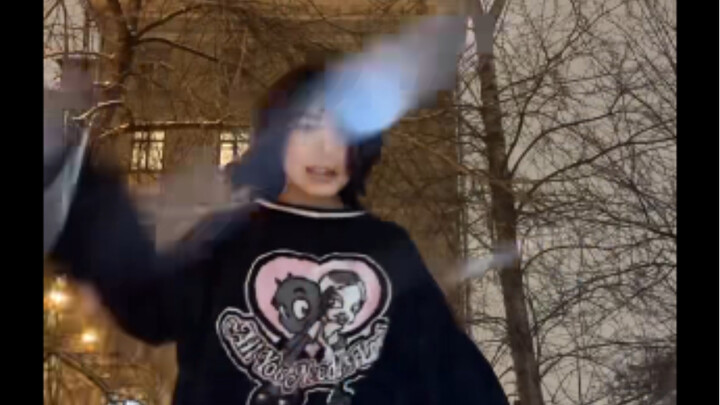 This girl from Russia even wrote a whole song just to dance in the snow!