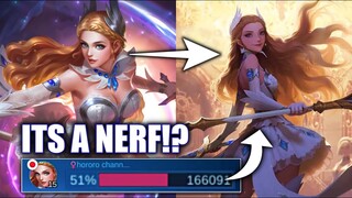 REVAMPED ODETTE IS A BIG NERF | MOBILE LEGENDS