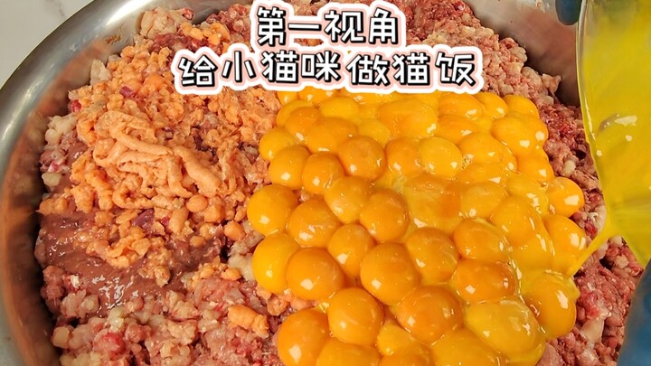 First-Person View | Making Cat Food for the Kittens!