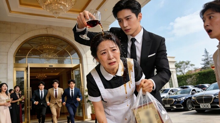 Janitor pinahiya sa handaan; di alam, tatlo niyang anak bilyonaryo—100 kotse dumating.