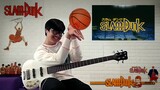 Slam Dunk opening  - kimi ga suki da to sakebitai Bass cover by seagame