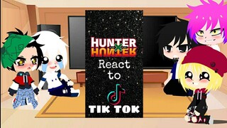 Hunter x Hunter react to tik tok on my gallery // {all anime ♡} || Gacha club