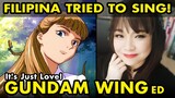 Filipina tries to sing Japanese anime song - GUNDAM WING anime ending song cover by Vocapanda