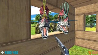 Hunting Cyber Dinosaurs. Animal Revolt Battle Simulator