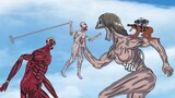 Ymir Founding Titan, War Hammer Titan Vs Colossal Titan And Cart Titan | Evolution Of Titan