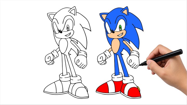 How to draw Sonic Dream Team