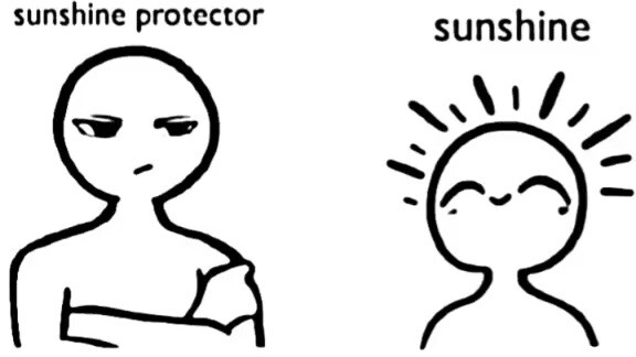 Sunshine protector +sunshine