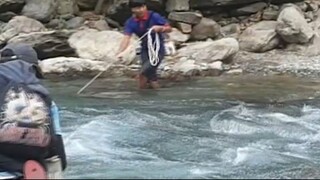 cast net fishing in Nepal | himalayan trout fishing | asala fishing |