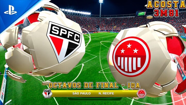 🎮 Octavos de Final 🏆 Ida 🎮 São Paulo FC 🆚Clube Náutico Capibaribe ⚽