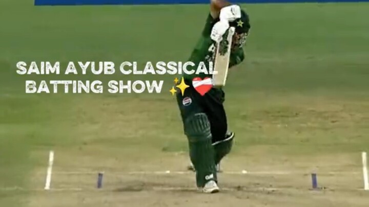 Saim ayub batting