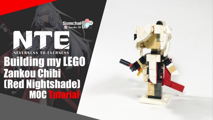 LEGO NTE: Neverness to Everness Zankou (Red Nightshade) Chibi MOC Tutorial | Somchai Ud
