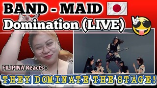 BAND-MAID - Domination (LIVE) || FILIPINA Reacts