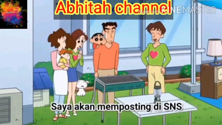 Crayon Shinchan - Berkemah Bersama Michi dan Yoshirin (Sub Indo)