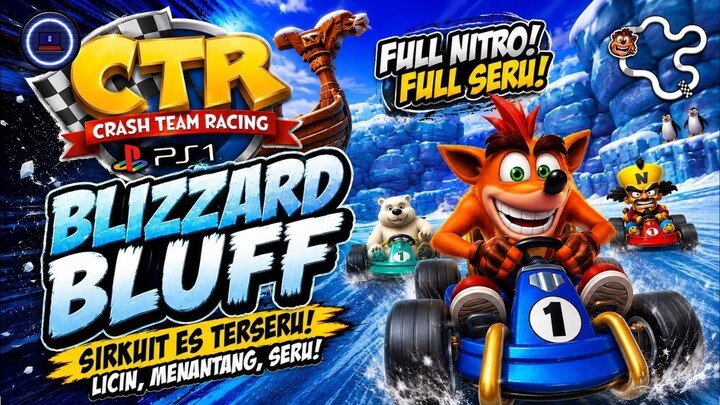 AGAK LICIN, TAPI NO PROBLEMO ! - CRASH TEAM RACING RACE 3