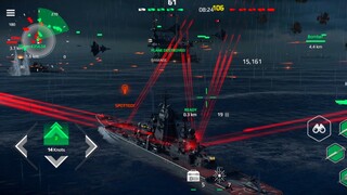Modern Warships: RF ADMIRAL NAKHIMOV with Laser Air Defense. online match gameplay.