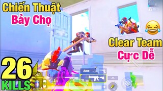 [PUBG Mobile] Siêu Chiến Thuật BẢY CHỌ | Clear Team Không Cần Tốn Đạn