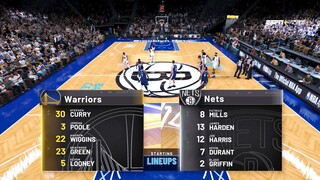 NBA 2K22 Ultra Modded Season | Warriors vs Nets | Full Game Highlights