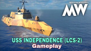 Modern Warships: USS INDEPENDENCE (LCS-2) Online Match gameplay..