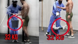 Anatoly: Saya suka melakukan pull-up dengan beban 64 pon