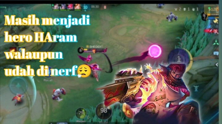 masih lumayan kuat ni hero , walaupun udahh di Nerf Ama montoon 😮‍💨