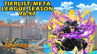NEW Tier List/Meta Character Season 96-97 | One Piece Bounty Rush