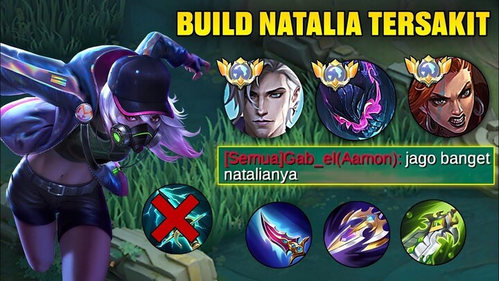 TANPA SKYPIERCER？ NATALIA PAKE BUILD INI TERNYATA BISA SEBADASS INI - MLBB