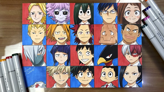 BOKU NO HERO ACADEMIA | U.A. Class 1-A | - Anime Drawing